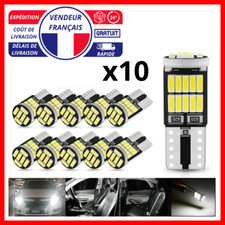 10x Ampoules LED T10 W5W CANBUS 6000K Bulb 26 SMD 4014 Blanc Veilleuse Auto