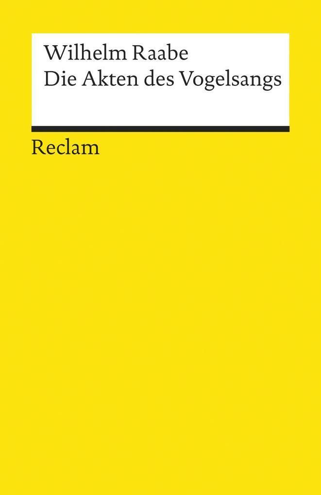 Thumbnail - Die Akten Des Vogelsangs | Wilhelm Raabe | 1986 | Deutsch