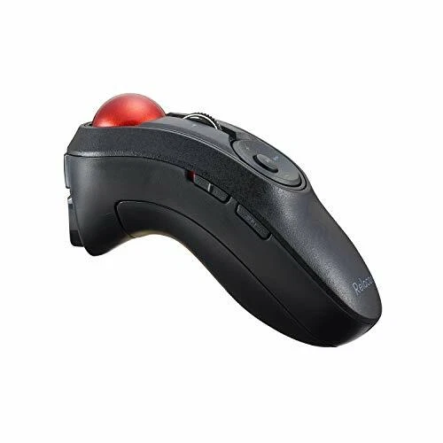 ELECOM Track Ball Mouse Handy Type Relacon with Media Control Button M-RT1BRXBK - Image 2 of 4
