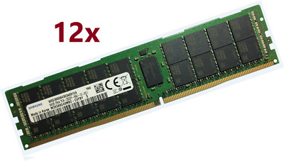 12x 64GB 768GB DDR4 2933MHz ECC REG Ram für Supermicro Server SYS-510P-WTR