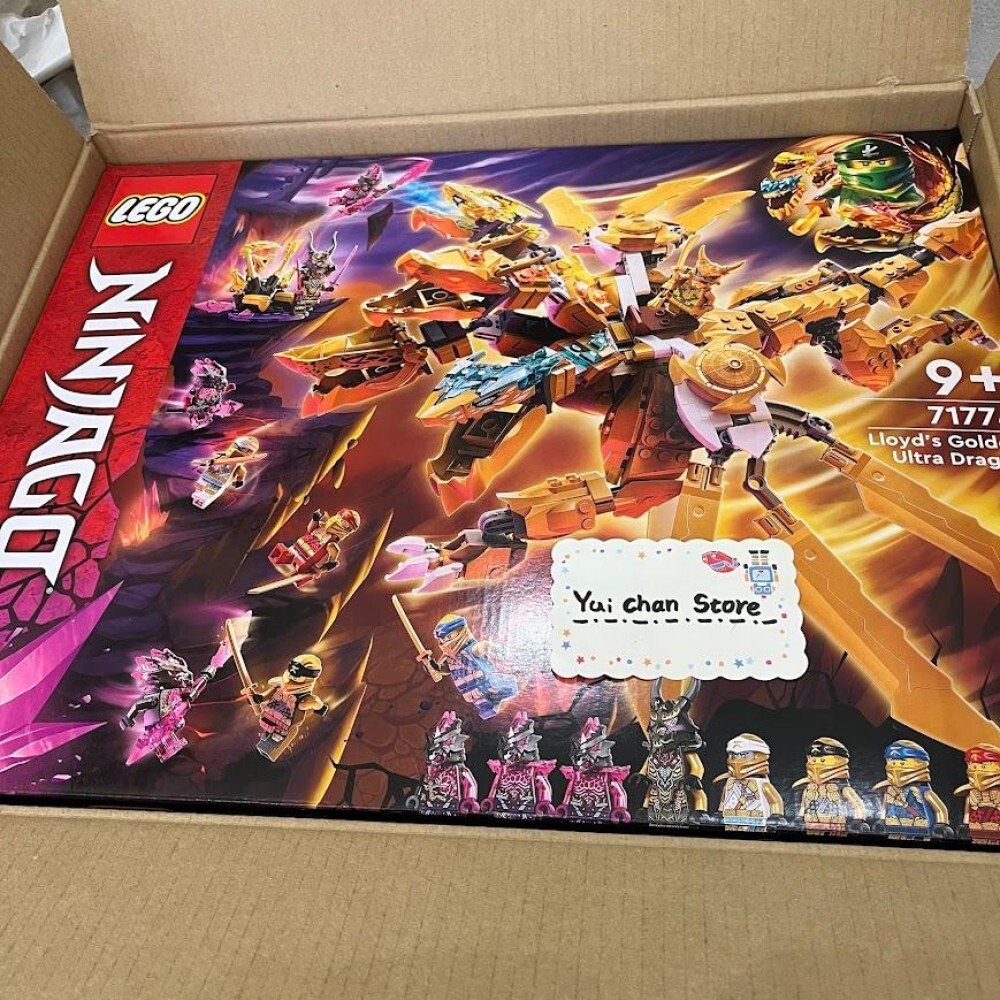 Brand New LEGO 71774 Ninjago Lloyd's Golden Ultra Dragon Toy