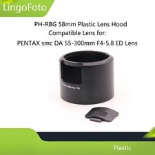 PH-RBG 58mm Plastic Lens Hood for PENTAX smc DA 55-300mm F4-5.8 ED Lens