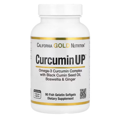 California Gold Nutrition, Curcumin UP , Kurkumin, 90 Weichkapseln