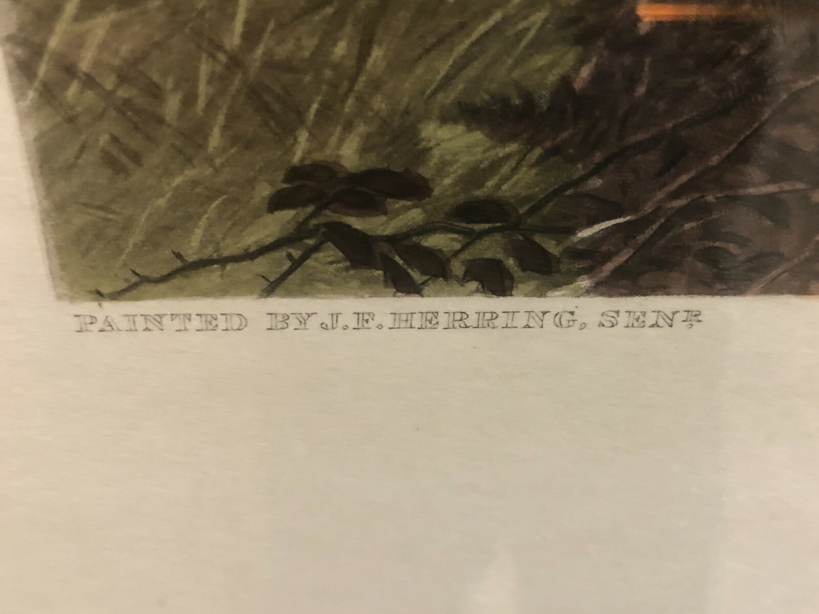 Vintage JF Herring Herring's Fox Hunting Scenes "The Meet" Engraving