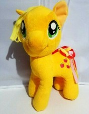 Hasbro My Little Pony Plush Applejack Funrise Orange Yellow Pink Red Hair 2014