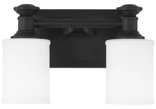 Minka Lavery 5172 Harbour Point 2 Light 11"W Bathroom Vanity - Coal - Picture 5 of 9