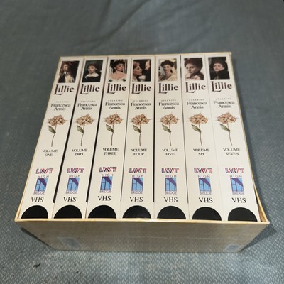 Lillie Francesca Francesca Annis Highbridge Series 1990 VHS - 7 Tape Box Set VGC