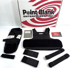 LARGE PB HI-LITE BODY ARMOR LVL II BALLISTIC BULLET PROOF VEST 48 EXTRAS 2025