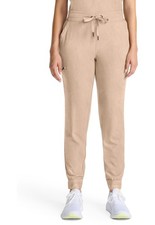 Healing Hands Women's Scrub Mid Rise Jogger Petite Pant HH155P DTTP Desert Taupe