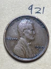 1910-S LINCOLN WHEAT CENT, low mintage date, "Very Fine" condition #921