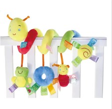 Cute Activity Musical Spiral Crib Stroller Car Seat Travel Hanging Toys Baby Boy