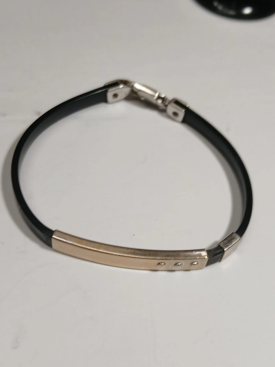 Bracelet Homme Or 18 Carats Vintage – Italie Années 70, Maille Traversin, 21 Cm