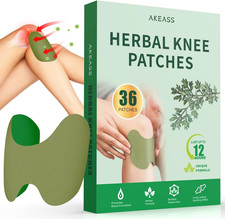 36 Count Knee Relief Patch - Warming Herbal Patches for Knee - Natural Relief...