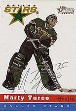 Marty Turco - 2000 01 - Topps Heritage - Parallel - #0122/1955