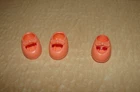 Strawberry Shortcake Party Pleaser Peach Blush Doll’s Shoes Vintage 1984 Lot (3)