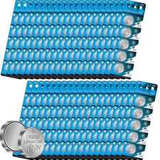lithium coin battery 3V button cell 200 pack watch calculators remotes