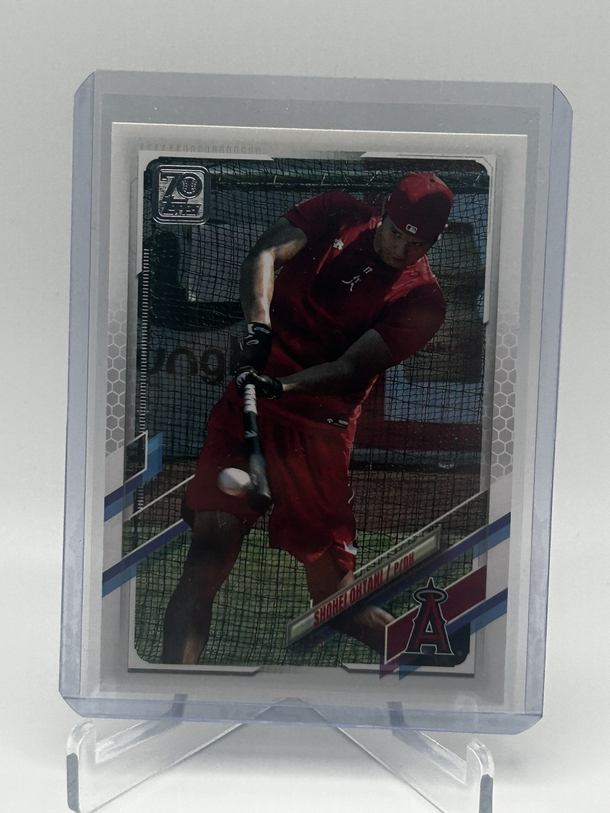 SHOHEI OHTANI 2021 TOPPS IMAGE  VARIATION BATTING PRACTICE  #150 SP