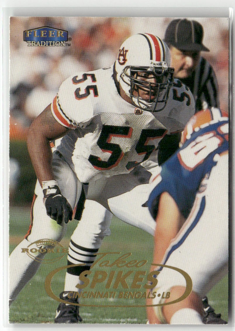Takeo Spikes Fleer Tradition #241 Base