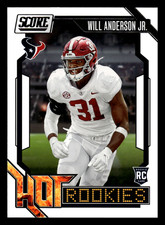 2023 Panini Score Will Anderson Jr. #10 Houston Texans Rookie RC Hot Rookies
