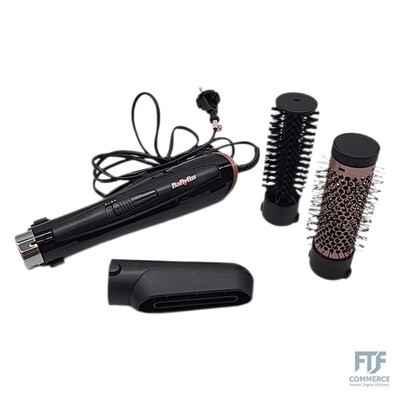 BaByliss Perfect Finish - 1000W Warmluftbürste. 3 Aufsätze zum Glätten, Volumen