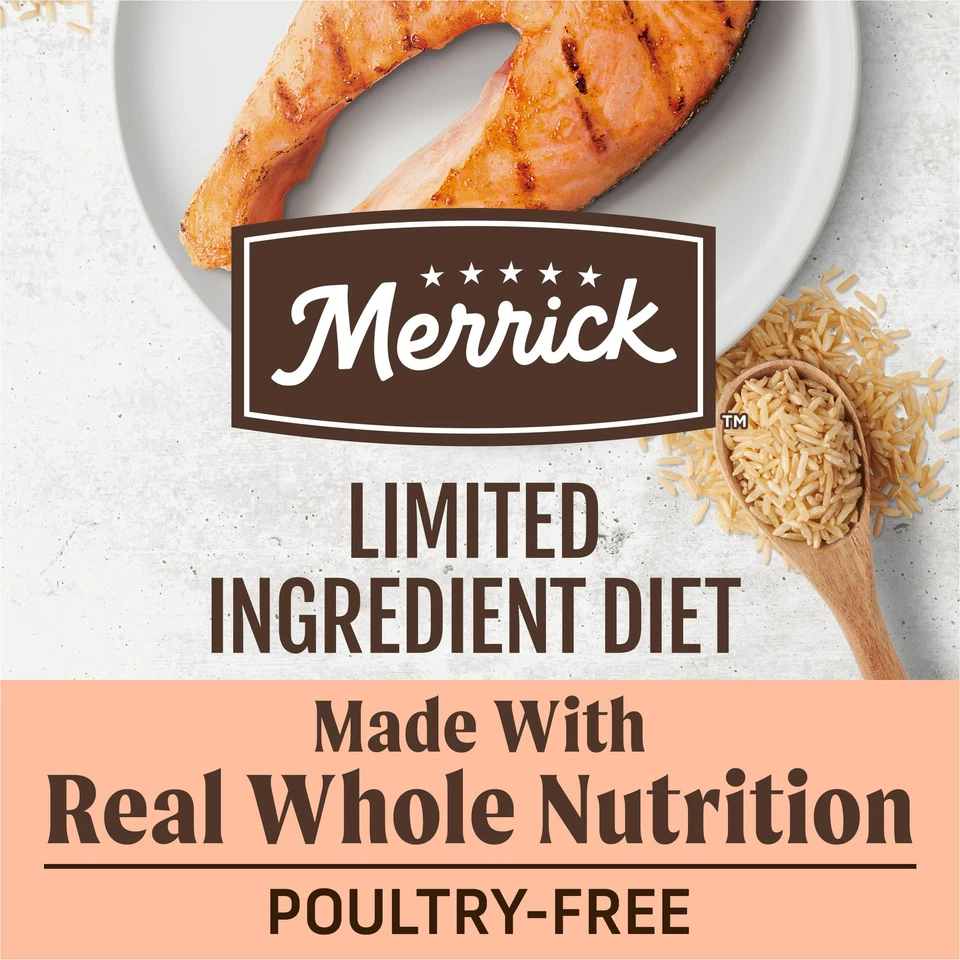 Merrick Limited Ingredient Grain Free Dry Dog Food Salmon Sweet Potato 22lb - Image 4 of 4