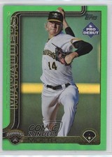 2025 Topps Pro Debut Green Foil /99 Zander Mueth #PD-120 sc8