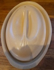 Vintage EMILE HENRY CERAMIC OVAL TERRINE French No 4