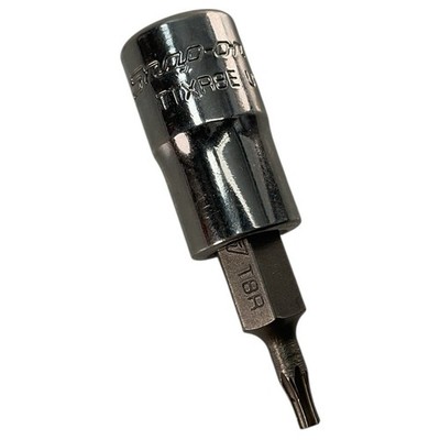 Snap-on TTXR8E TORX Tamper Resistant Bit Socket Driver T8 1/4'' Drive USA Made