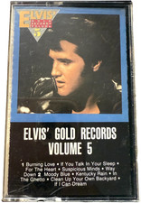 Elvis Presley Elvis' Gold Records Volume 5 1984 RCA Victor Cassette Tape Album