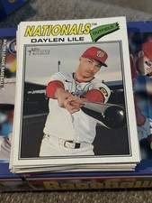 2026 Topps Heritage #124 - Daylen Lile - Washington Nationals