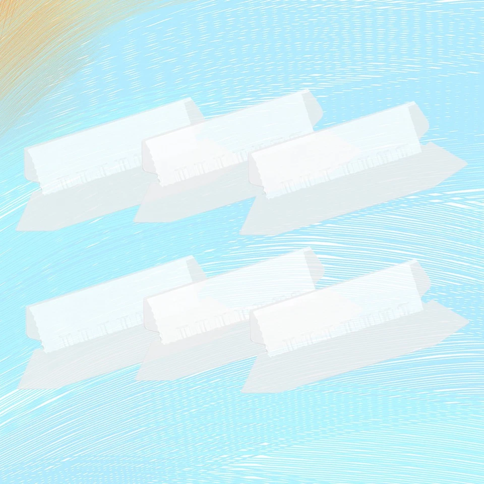 25 Pcs End Tab Label Plastic File Folder with Labels Hanging Tabs - Image 2 of 4