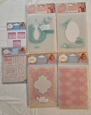 Lot 6 Sew Homemade Lovely Embossing Folder Stamps Dies Cut  Emboss