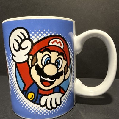 Nintendo Luigi Princess Peach Mario Brothers Coffee Mug 2022 Ceramic 11 oz.