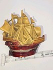 Vintage Celluloid Ship Pirate Sailing Tall Red White Novelty* This item... — photo 4