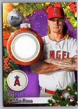 2025 Topps Holiday Caden Dana #PR-CD Purple Metallic Relic #/199 Angels