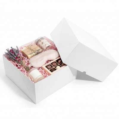 10x10x5 Inches White Gift Boxes with Lids for Presents, 10 Pack Large Gift Bo...