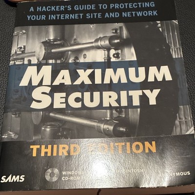 Maximum Security 3rd Ed by Anonymous Sams PB w/ CD-ROM