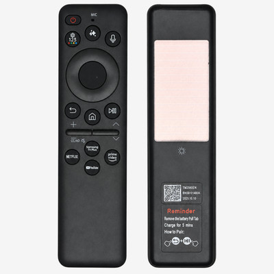 Solar Rechargeable TV Remote for Samsung Smart TV Voice Control All 2021-2026 TV