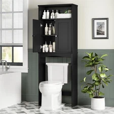 Over The Toilet Storage Cabinet, Over The Toilet Storage with Adjustable Shel...