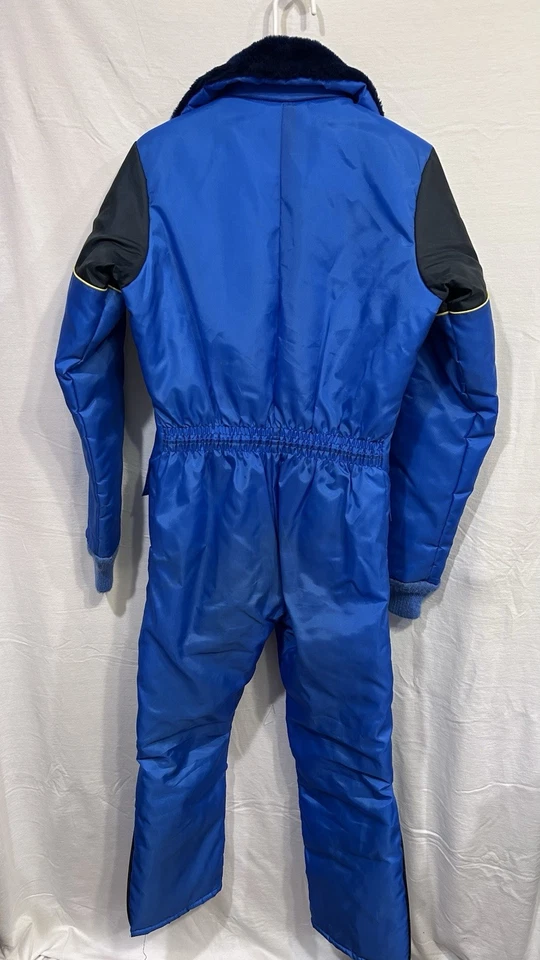 Настенный винтажный комбинезон Blizzard Pruf синий черный 80-е Snowsuit ретро 80 лыж 16-18 - Изображение 2 из 4