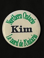 Progressive Conservative Party of Canada 1993 Leadership Kim Campbell Button #7