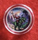“Santa and the Thunder Lizard” Hayleybug 1 Gram .999 Fine Silver | 100 Minted