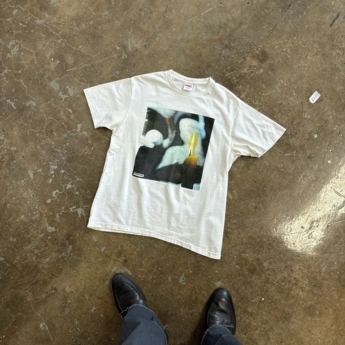 T shirt Supreme Candle Blanc Homme M Medium