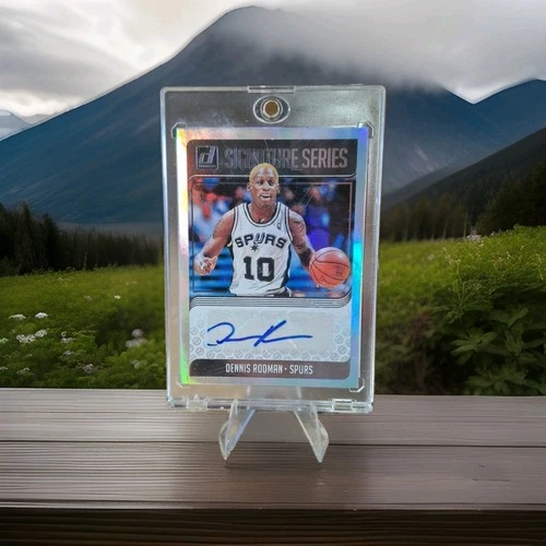 2018-19 Donruss Optic Dennis Rodman Signature Series Holo Silver Prizm Auto SSP