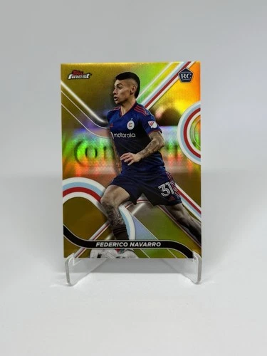 Topps Finest 2021 Major League Soccer Federico Navarro Rookie 10/50