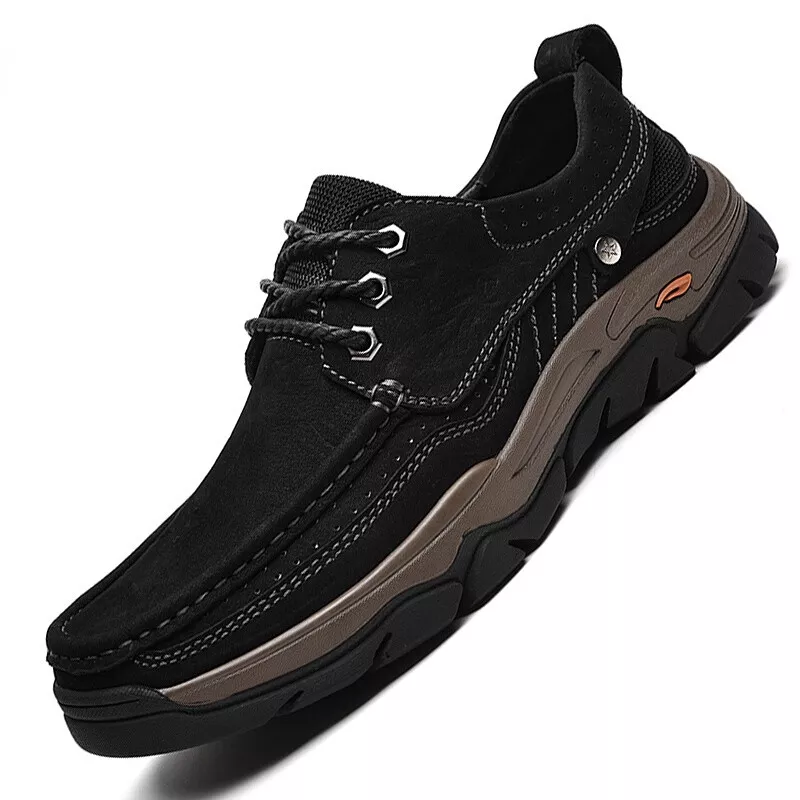 Men Casual Shoes slip on Leather Waterproof Sneakers Men Wear