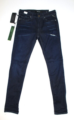 Replay Jeans - WH689 New Luz - Damen - Blau - Hyperflex Clouds Denim W25 26 27