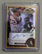 2022 Topps Gold Label - Framed Autographs Gold #FA-RG Romy Gonzalez White Sox