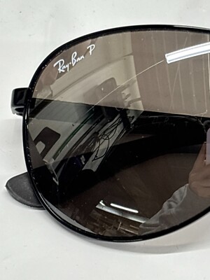 RAYBAN RB8313 Black/Polarized Grey Mirrored Carbon Fiber  display picture 1
