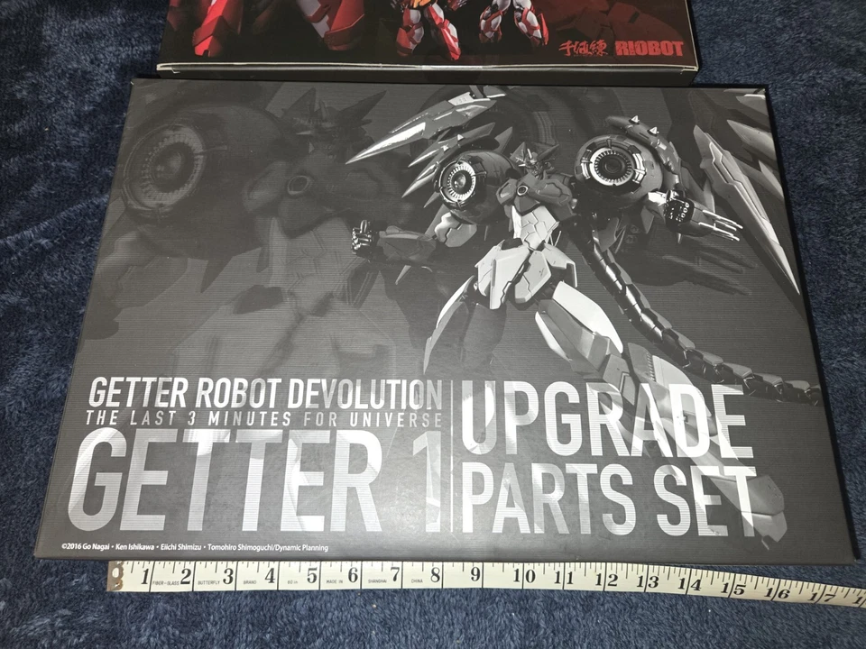 Sentinel Riobot Getter Robo Devolution Getter 1 y juego de piezas de actualización 100 % completo Foto 3 de 4